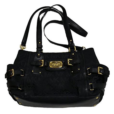 michael kors gansevoort satchel black|Women's Black Designer Handbags .